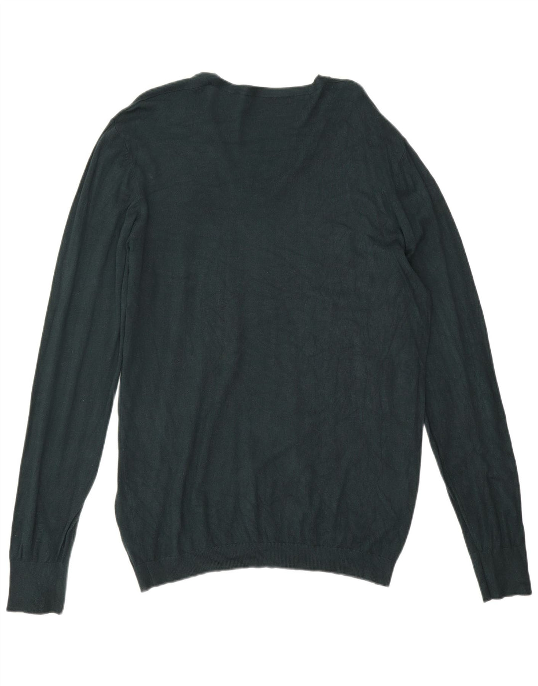 Zara Herre V-hals sweater XL Grøn viskose