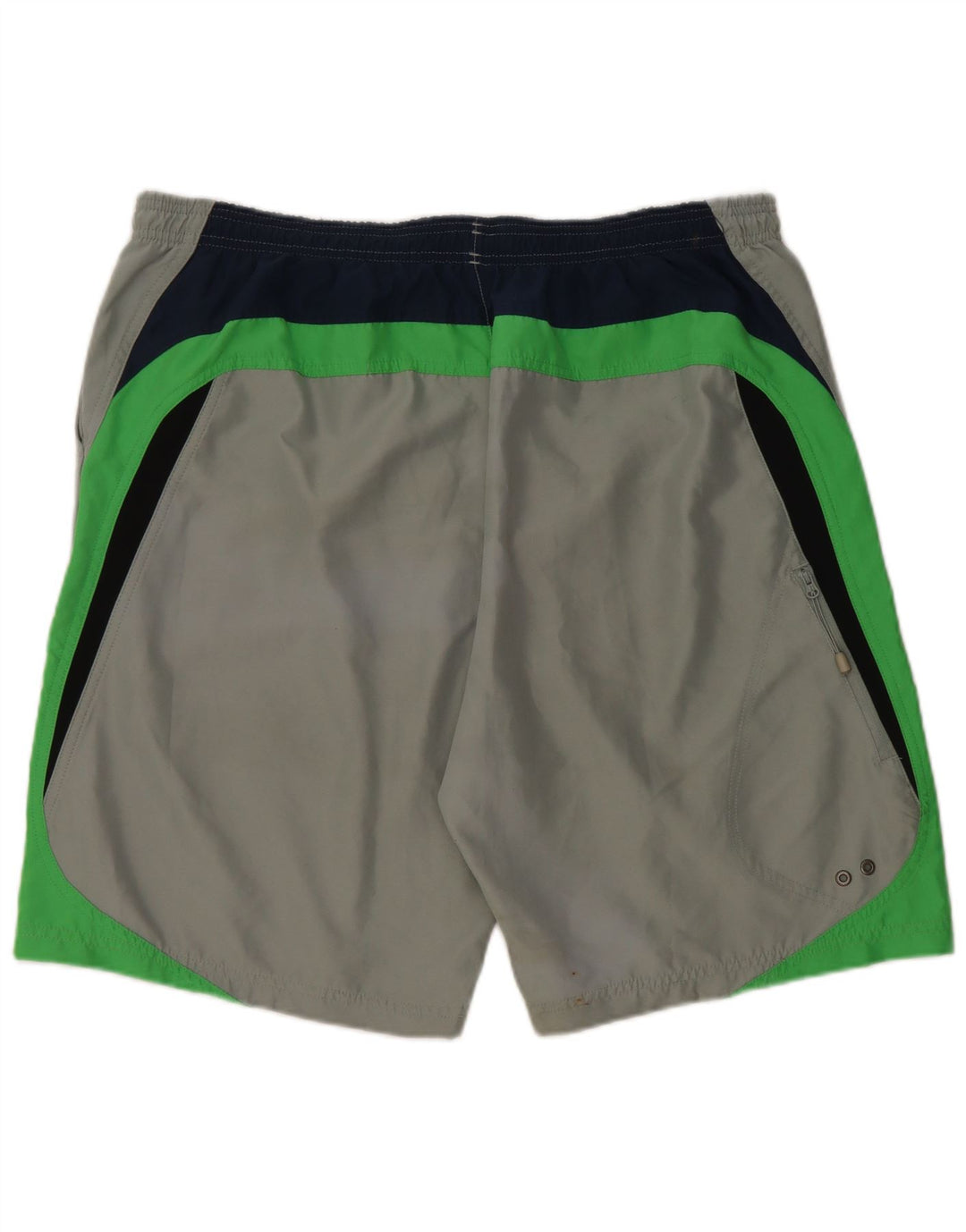 REEBOK Badeshorts til mænd XL Grøn Colourblock Polyester