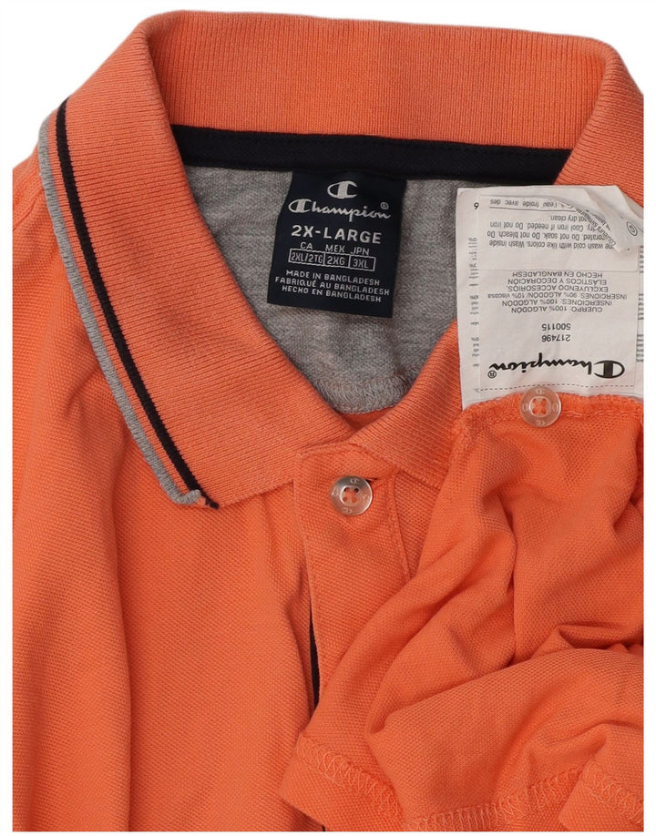 Champion herre poloskjorte 2XL orange bomuld