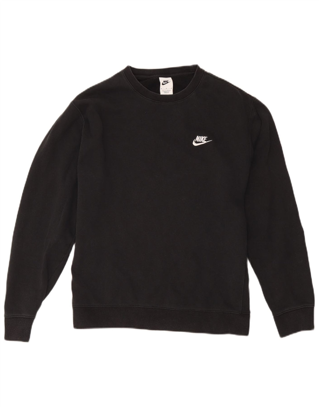 Nike Herre sweatshirt Jumper Medium Sort Bomuld