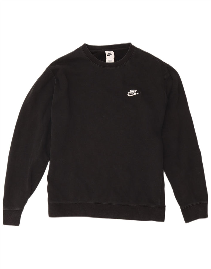 Nike Herre sweatshirt Jumper Medium Sort Bomuld
