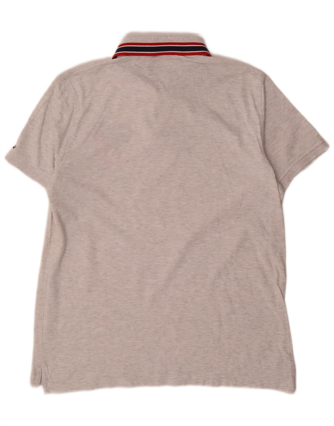Tommy Hilfiger Herre Grafisk Polo Shirt Stor Grå Flecked