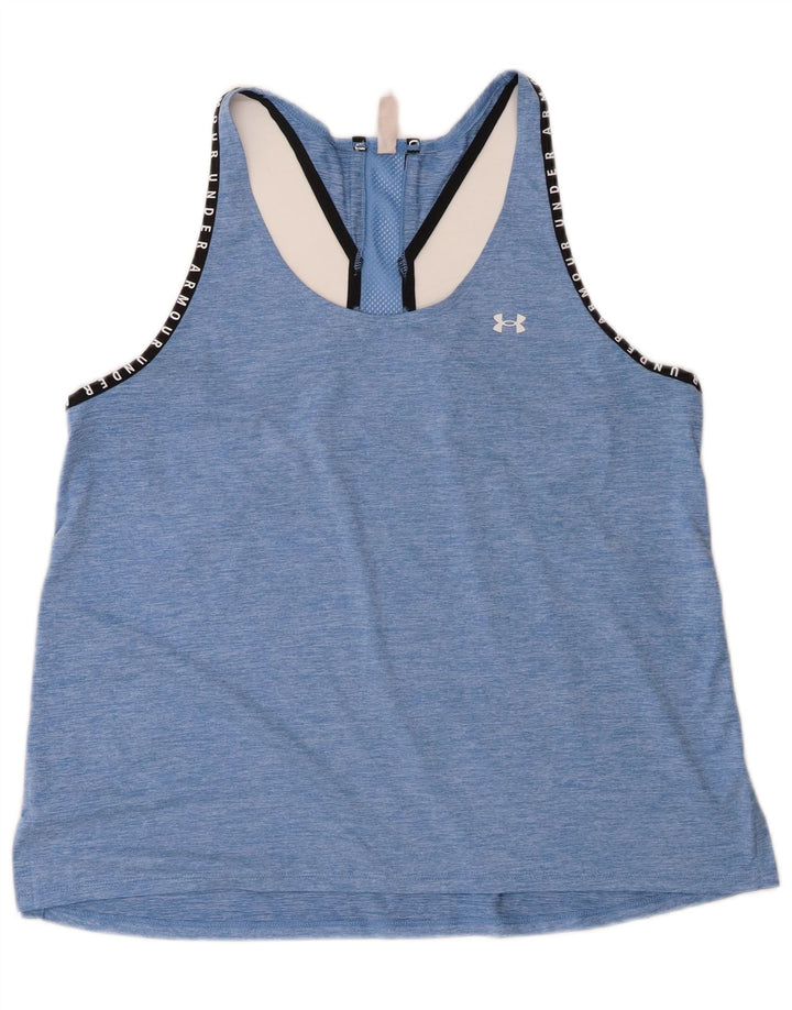 Under Armour Dame Grafisk Vest Top UK 18 XL Blå
