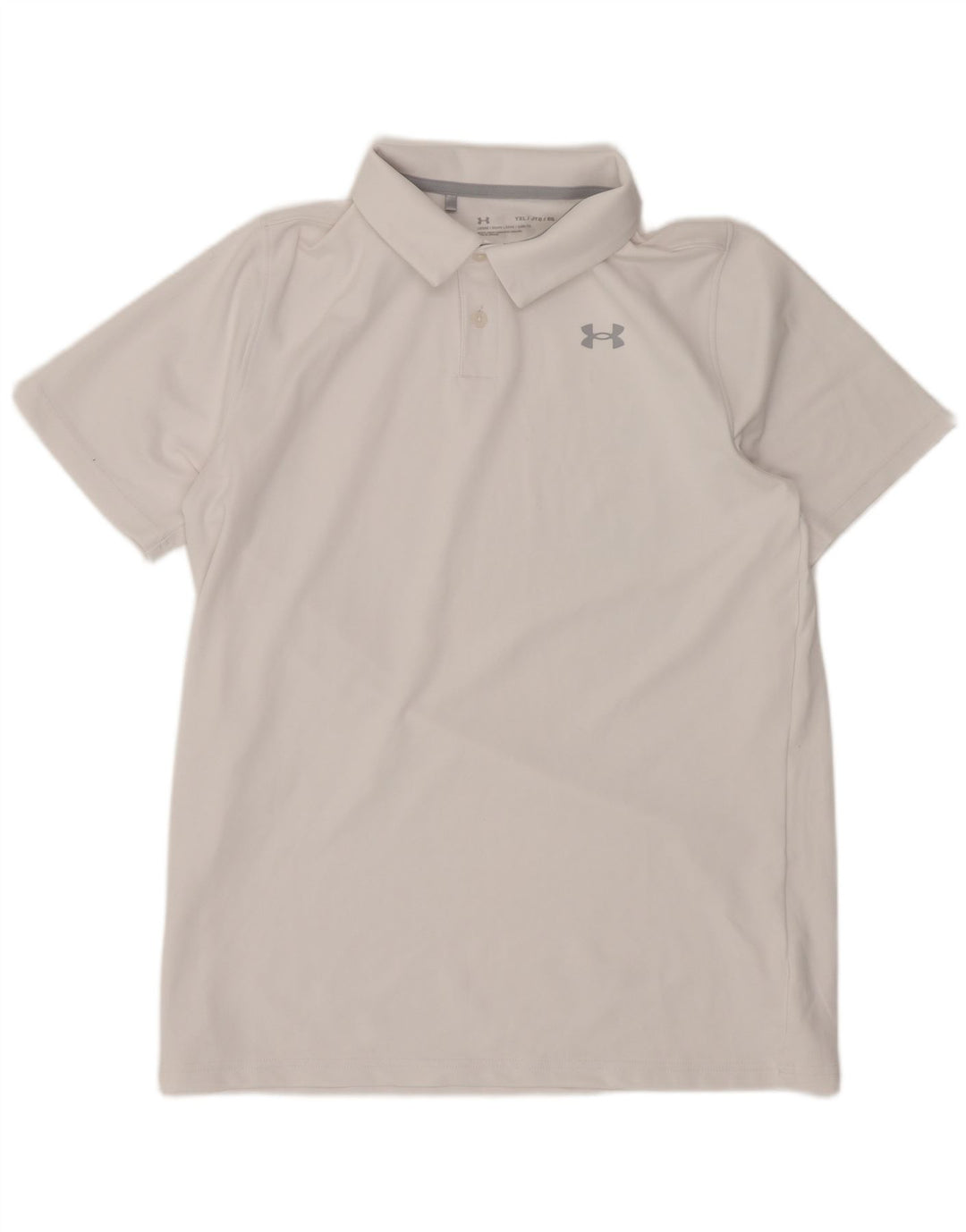 Under Armour Boys Polo Shirt 13-14 År XL Hvid Polyester