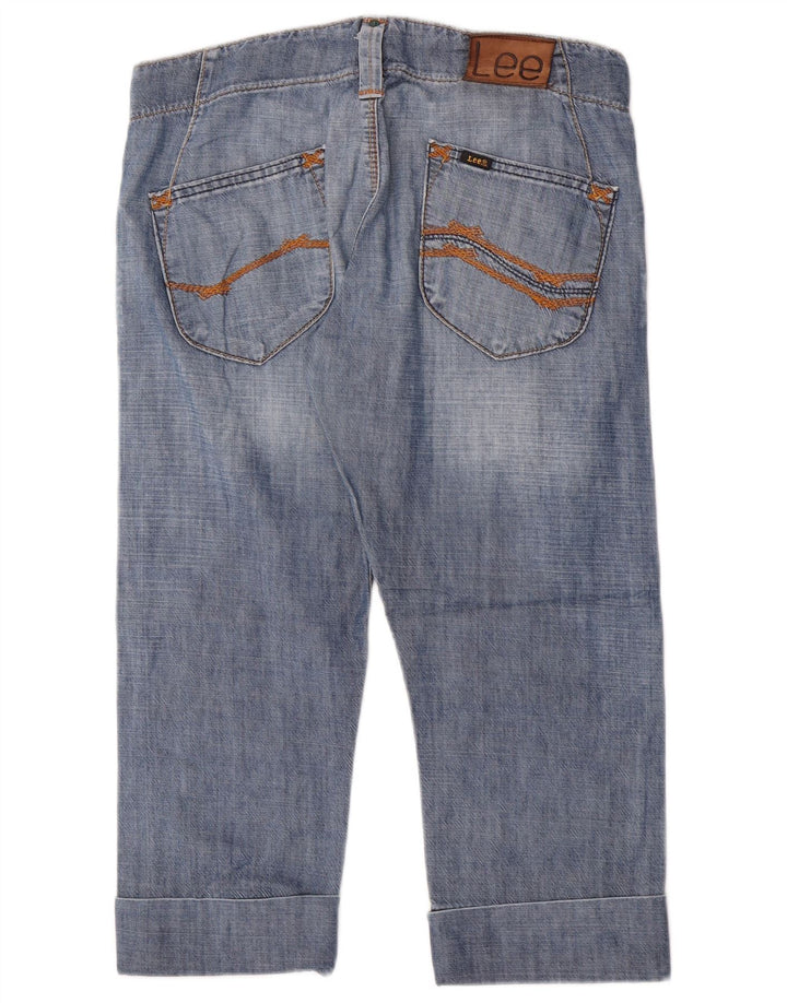 Lee Dame Key West Capri Jeans W29 L21 Blå Bomuld
