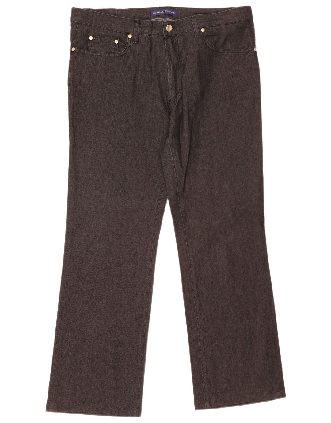 Trussardi Dame Bootcut Jeans W34 L29 Sort Bomuld