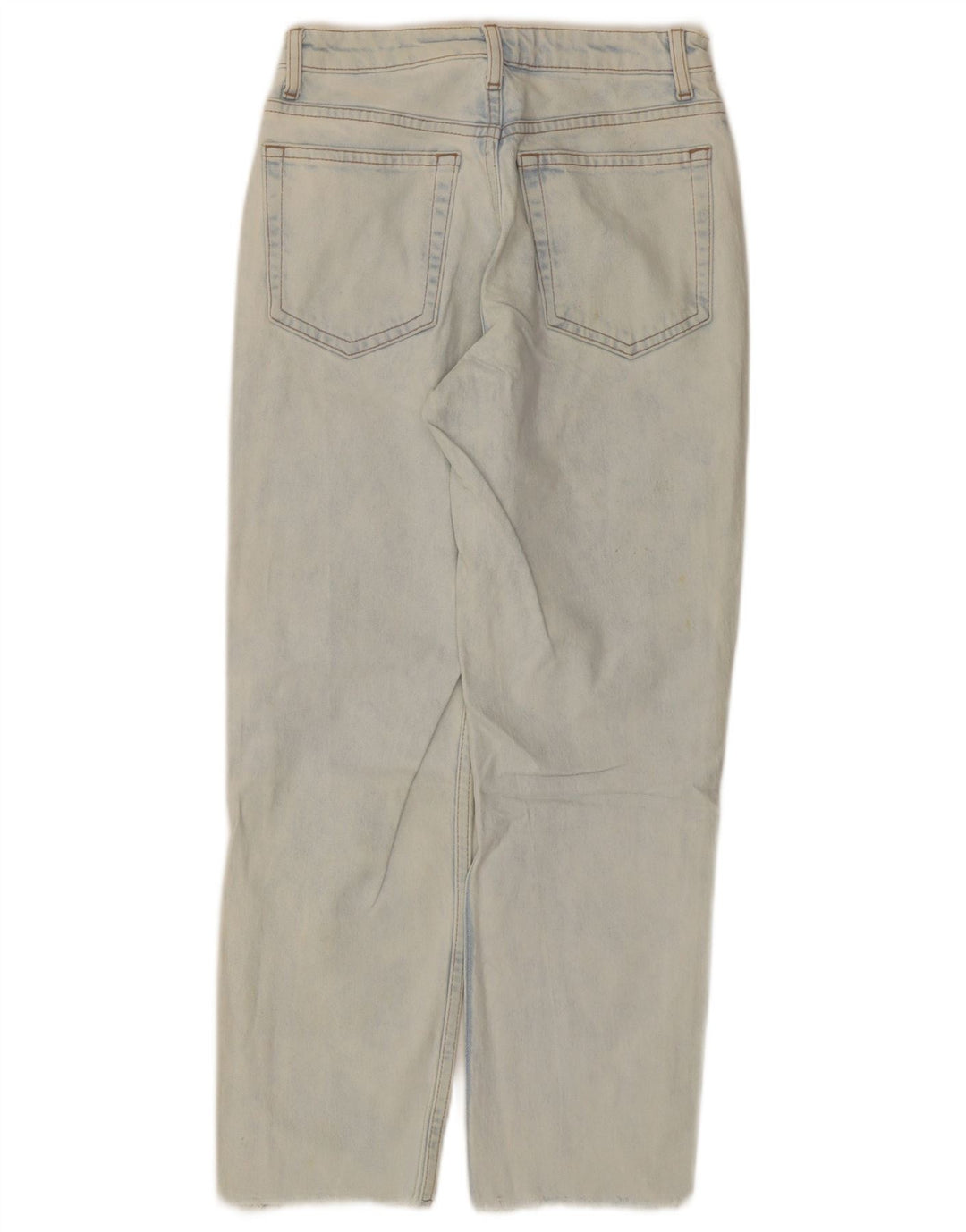 Topshop Dame Straight Jeans W25 L25 Blå Bomuld