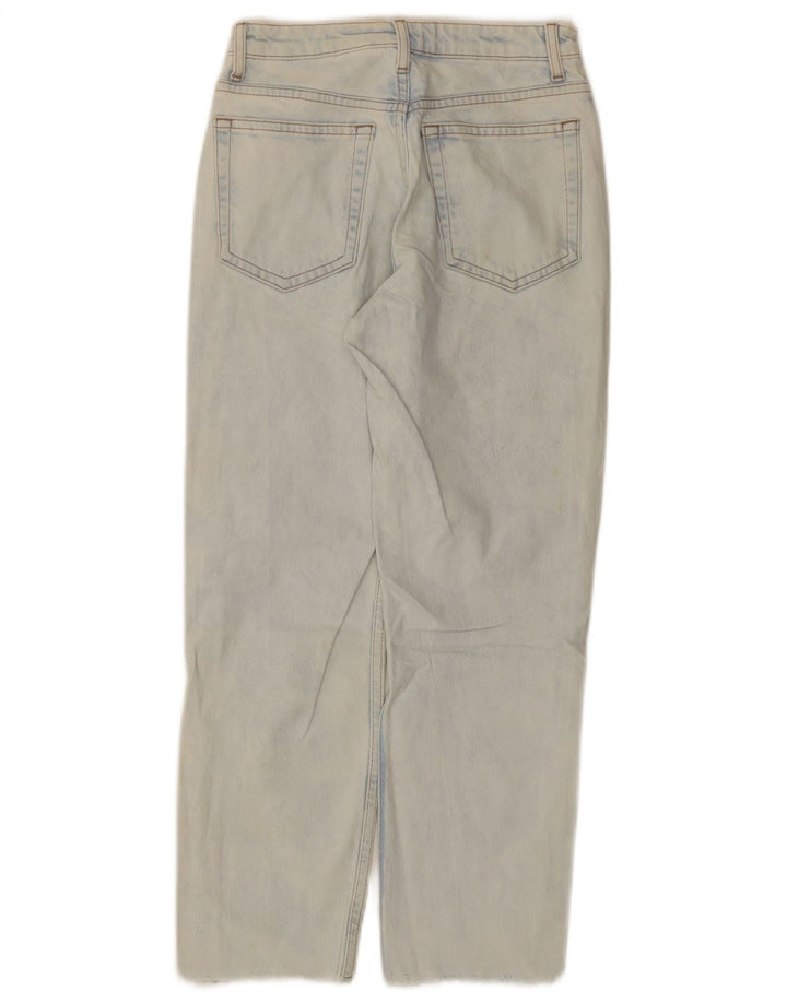 Topshop Dame Straight Jeans W25 L25 Blå Bomuld