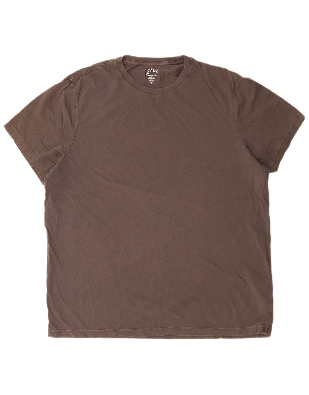 J. Crew Herre T-Shirt Top XL Brun Bomuld