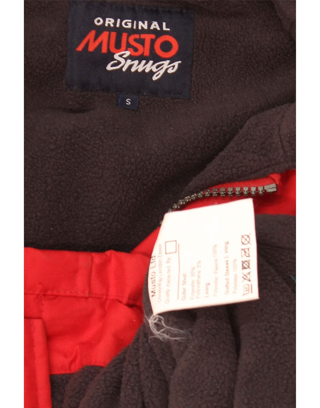 Musto Herre Hættevindjakke UK 36 Lille Rød Polyester