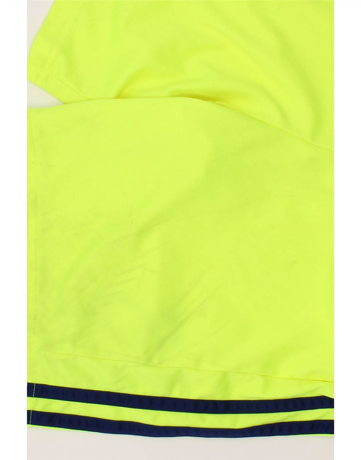 ADIDAS Boys Ajax Sport Shorts 9-10 Years Yellow Polyester Vintage Adidas and Second-Hand Adidas from Messina Hembry 