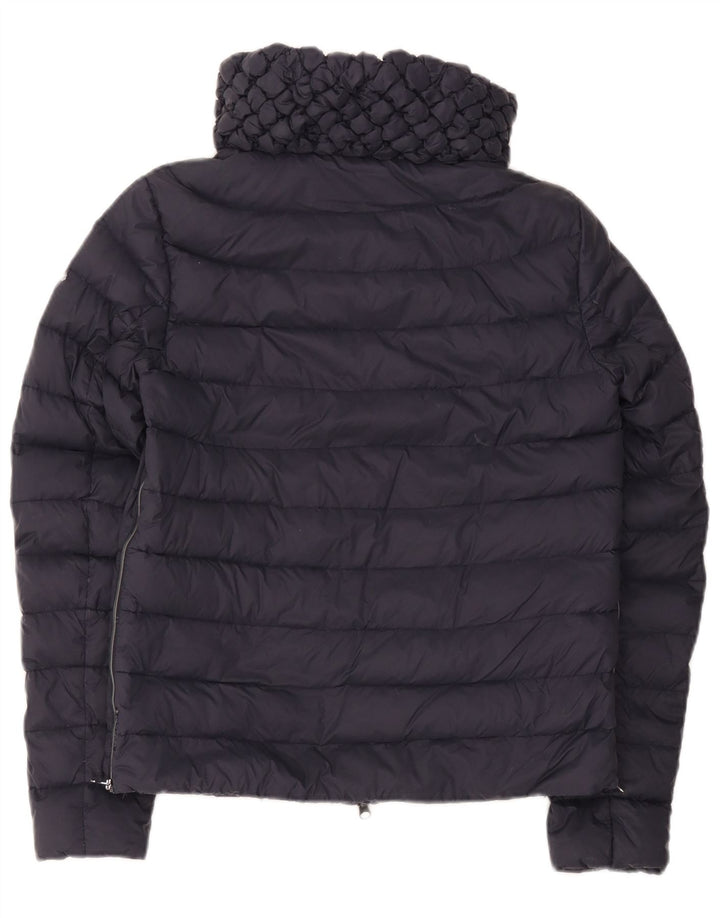 Armani Jeans Dame Polstret Jakke IT 42 Medium Navy Blue