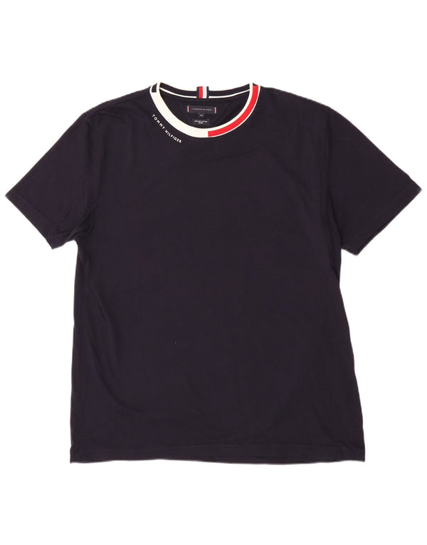 Tommy Hilfiger Herre T-Shirt Top 2XL Navy Blue