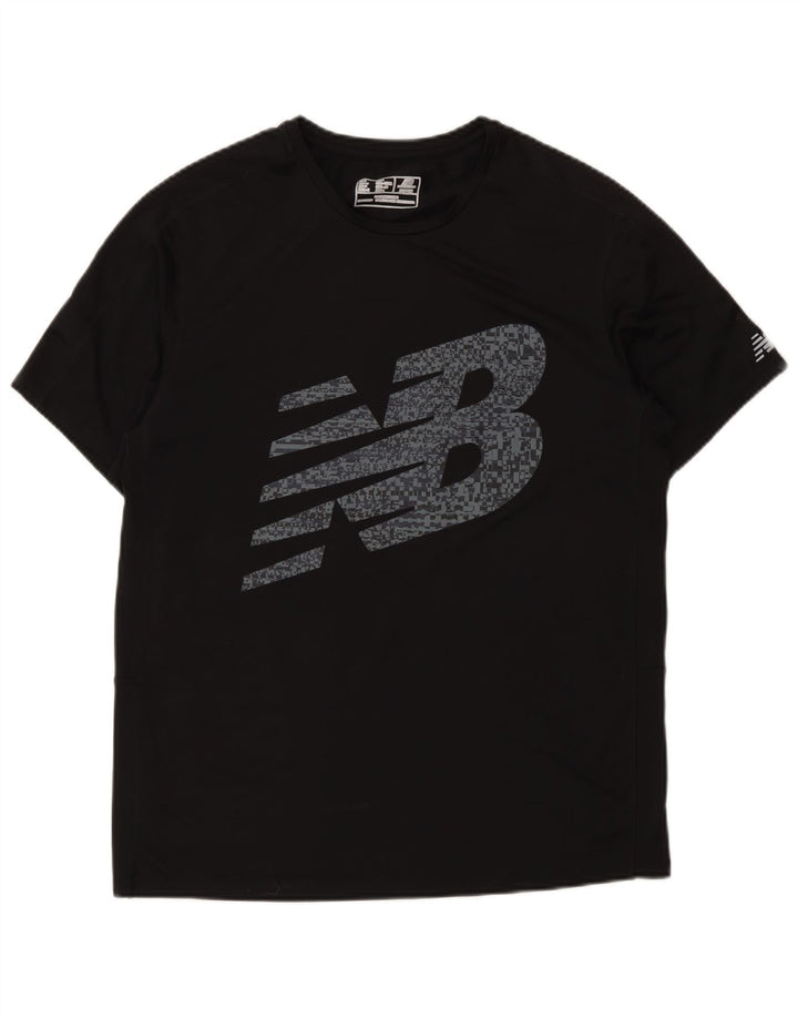 New Balance Herre grafisk T-shirt Top Medium Sort