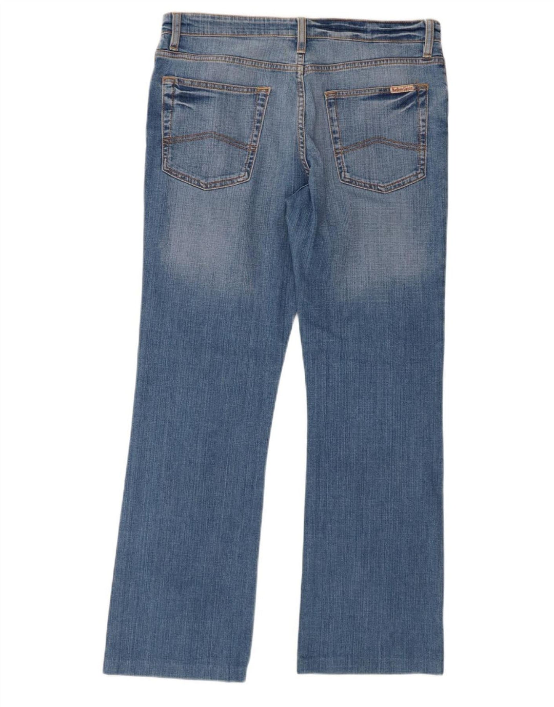 MARLBORO CLASSICS Womens Straight Jeans W34 L29 Blue Cotton