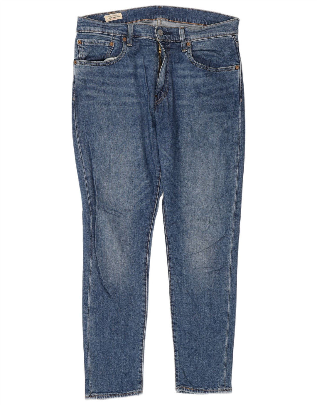 Levi's Slim Jeans til mænd W32 L30 blå bomuld