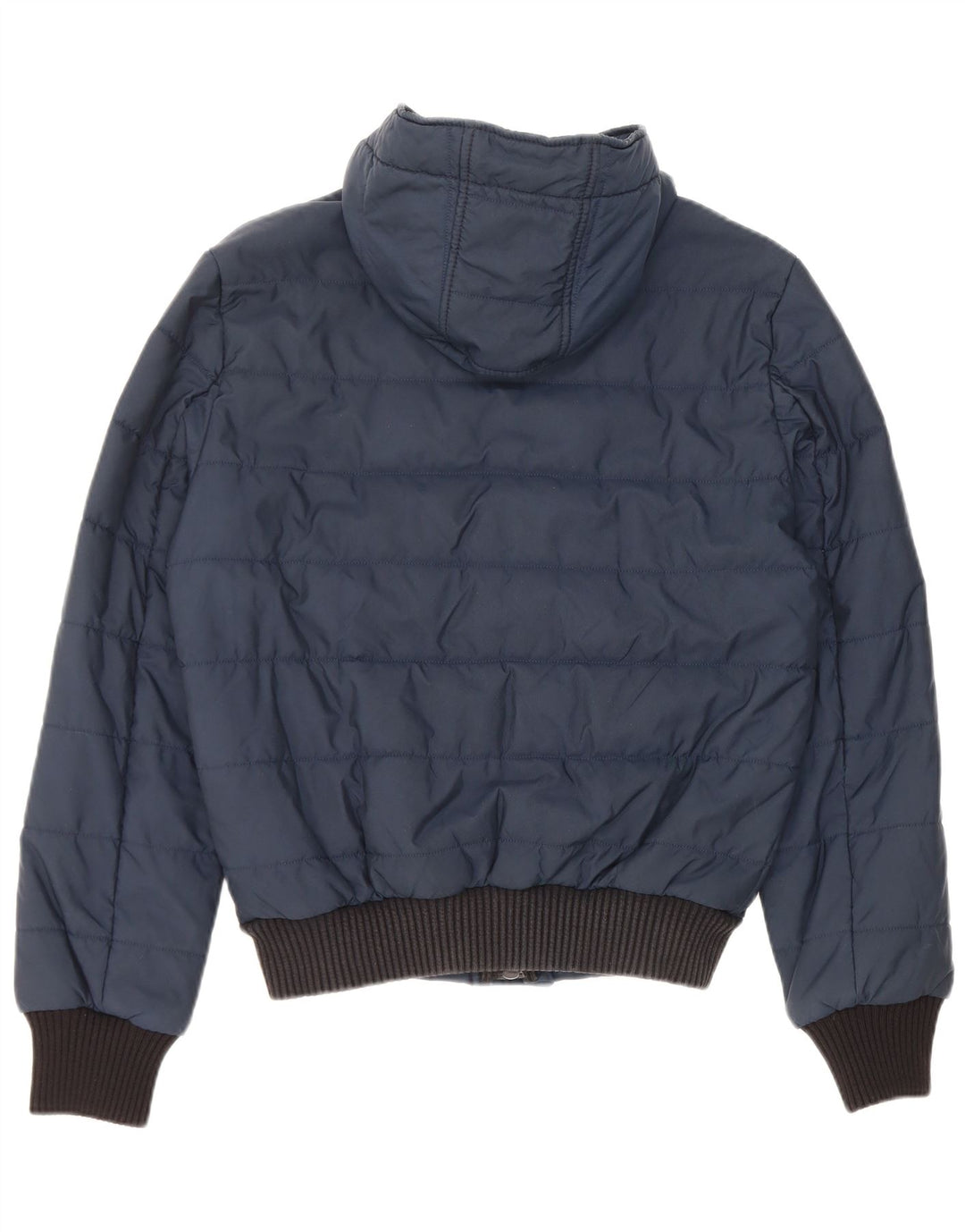 Refrigiwear Herre hættepolstret jakke UK 36 Small Navy Blue Nylon