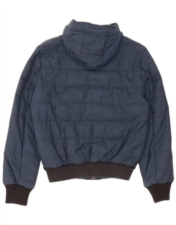 Refrigiwear Herre hættepolstret jakke UK 36 Small Navy Blue Nylon