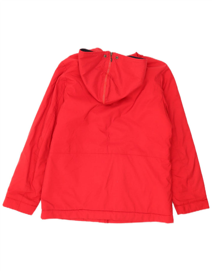 Nike Dame Hætte Oversized Windbreaker Jacket UK 14/16 Large Red