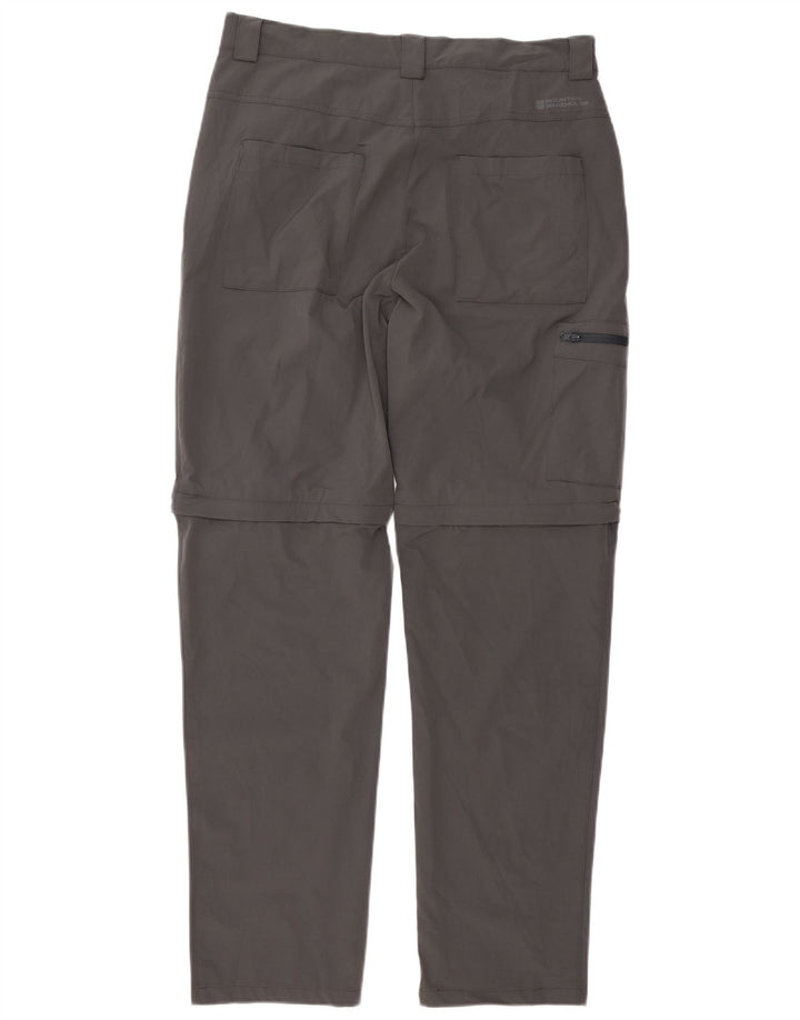 Mountain Warehouse Herre Straight Cargo Bukser W32 L32 Grå Polyester