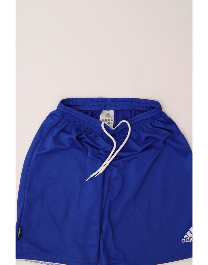 ADIDAS Mens Climalite Sport Shorts Small  Blue Polyester Vintage Adidas and Second-Hand Adidas from Messina Hembry 