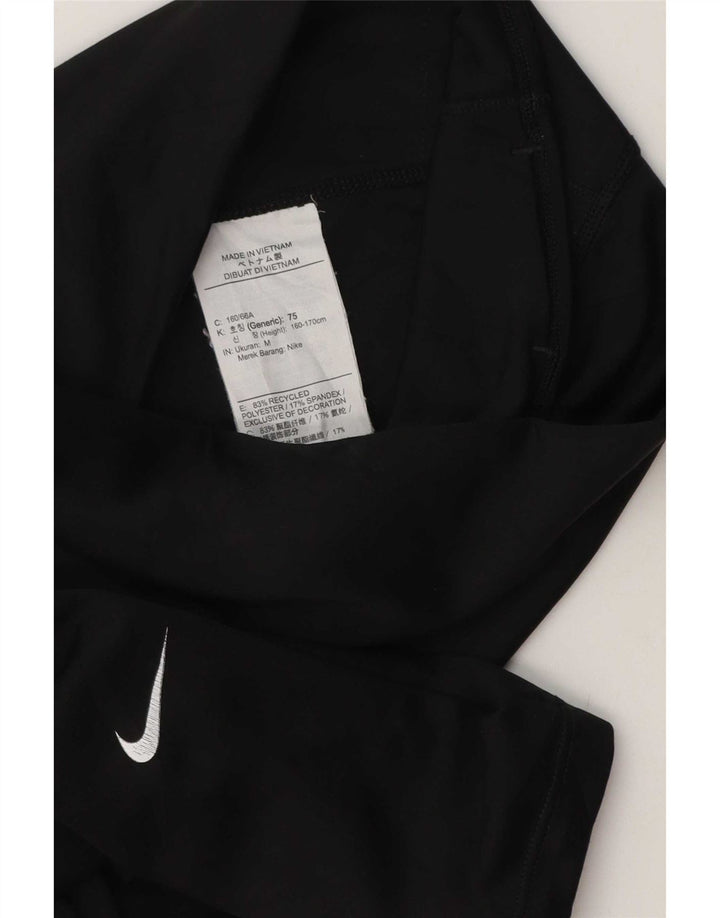 Nike Dame Leggings UK 12 Medium Sort Polyester