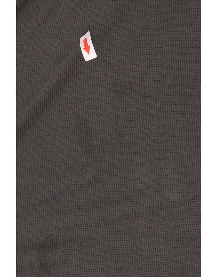 PUMA Grafisk T-shirt til mænd, mellemgrå geometrisk polyester
