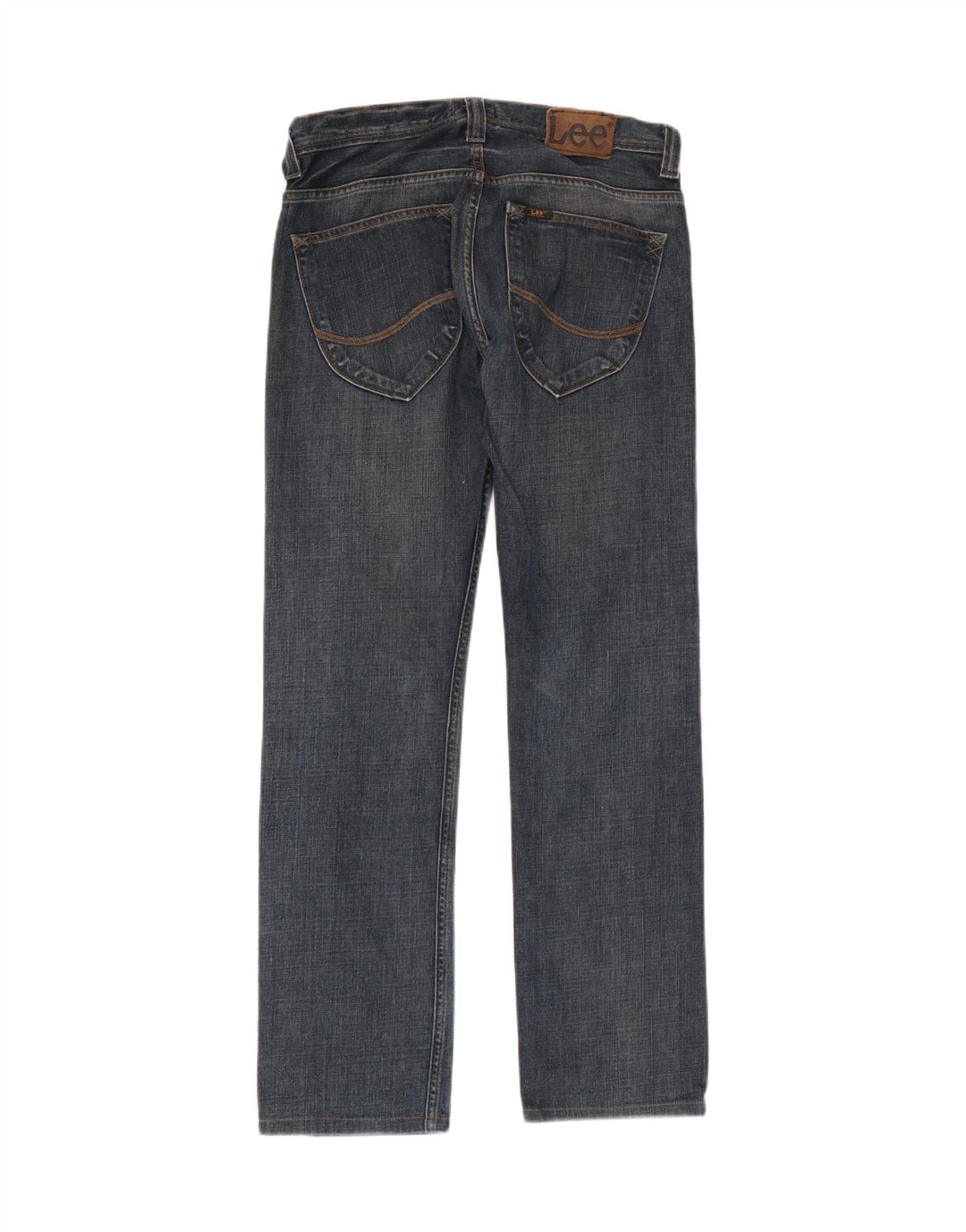 Lee Herre Zed Straight Jeans W31 L34 Blå Bomuld