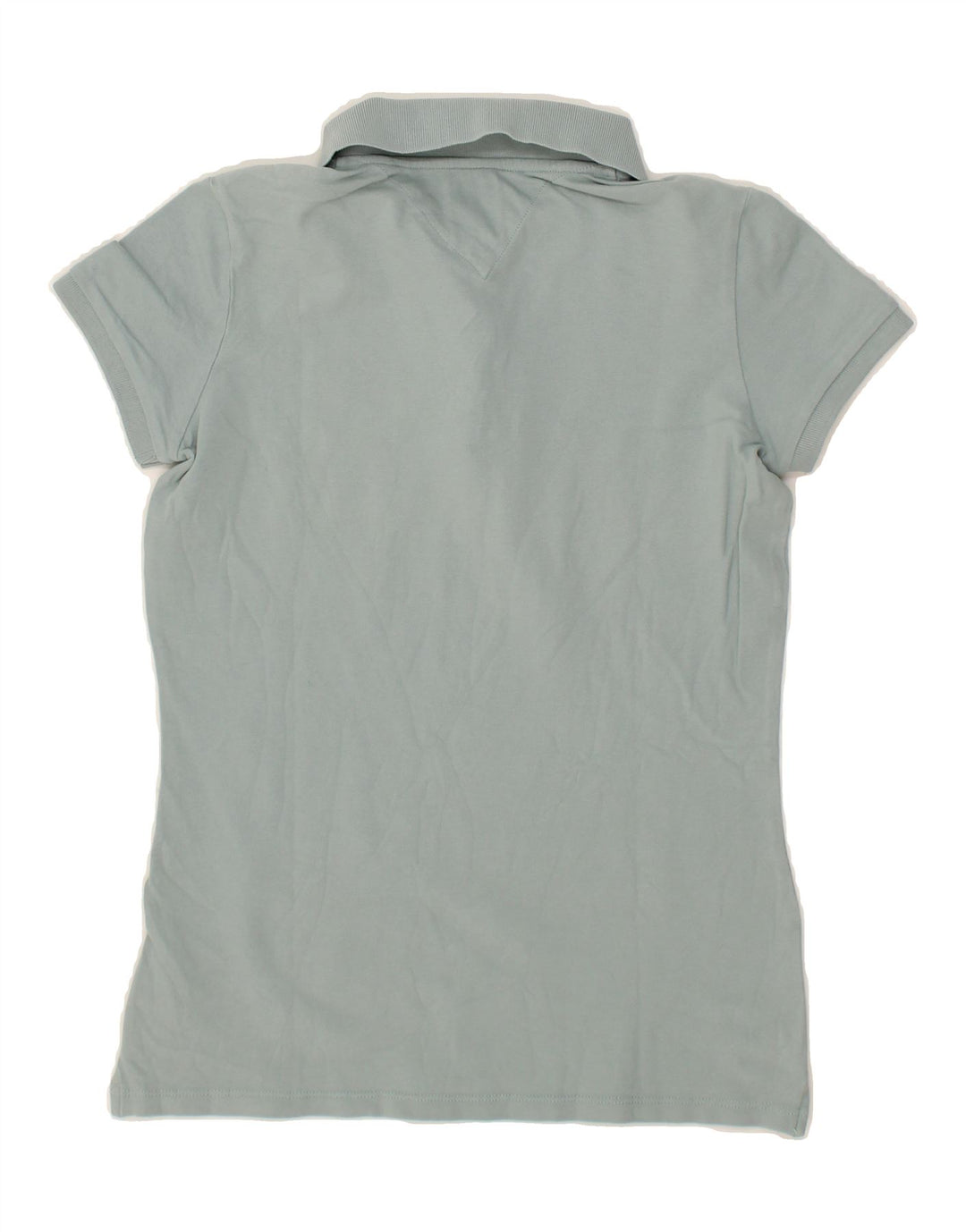 TOMMY HILFIGER Womens Polo Shirt UK 12 Medium Blue Cotton Vintage Tommy Hilfiger and Second-Hand Tommy Hilfiger from Messina Hembry 