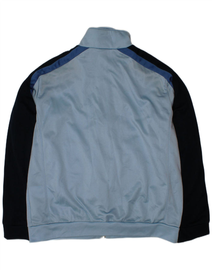 ADIDAS Træningsdragt til drenge Topjakke 11-12 år Blå Colourblock Polyester