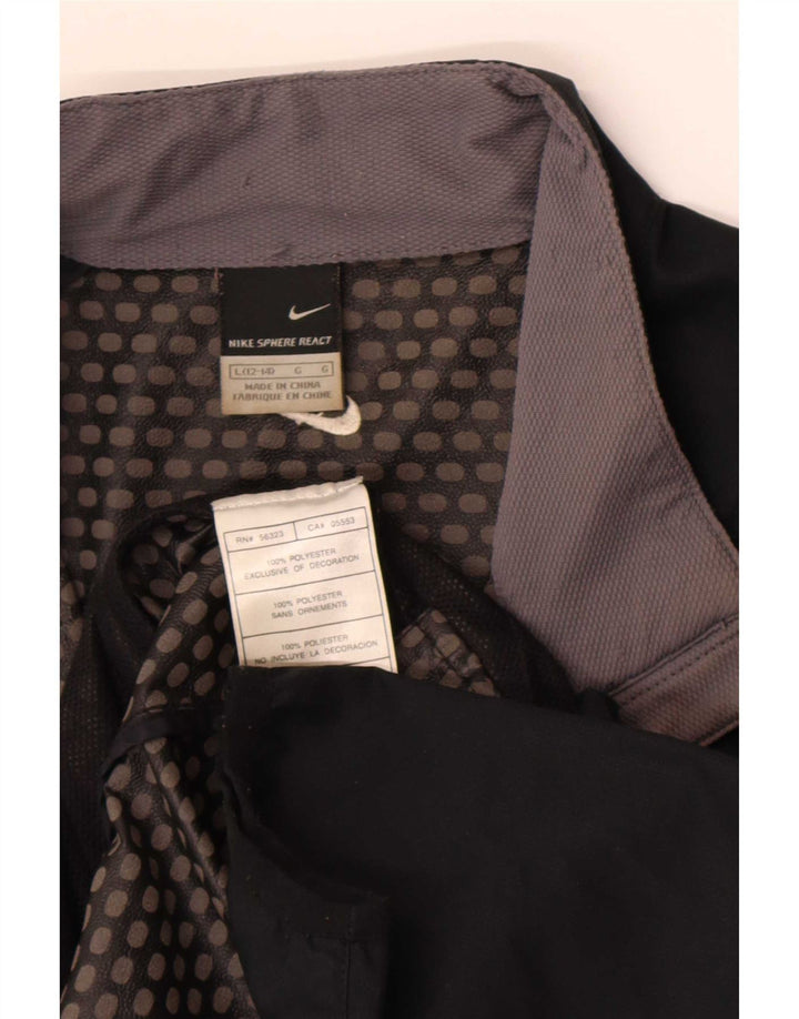 Nike træningsdragt topjakke til kvinder US 12/14 Large Black Colourblock Polyester