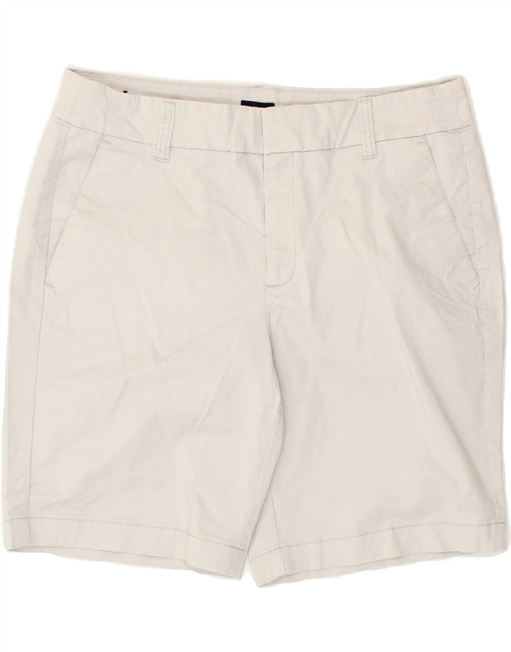 J. CREW Womens Chino Shorts US 10 Large W34  Grey Cotton Vintage J. Crew and Second-Hand J. Crew from Messina Hembry 