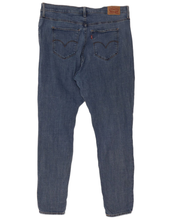 Levi's Dame 721 Skinny Jeans med høj talje US 16 2XL W36 L30 Blå Bomuld