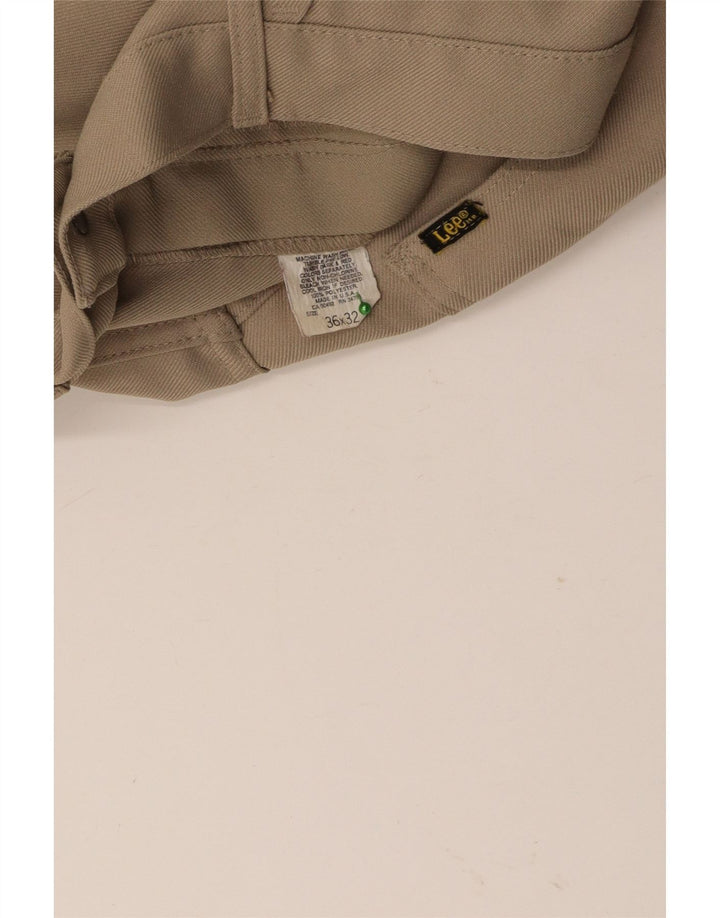 LEE Straight Casual Bukser til mænd W36 L26 Beige Polyester