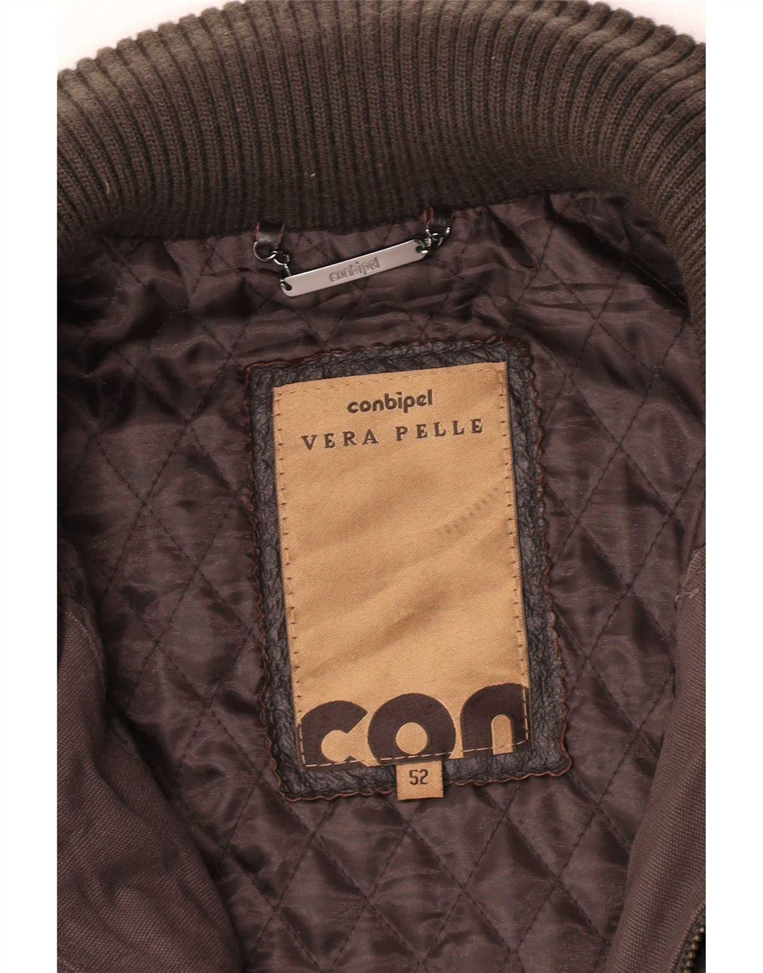 Conbipel Herre Læderjakke IT 52 XL Brun Læder