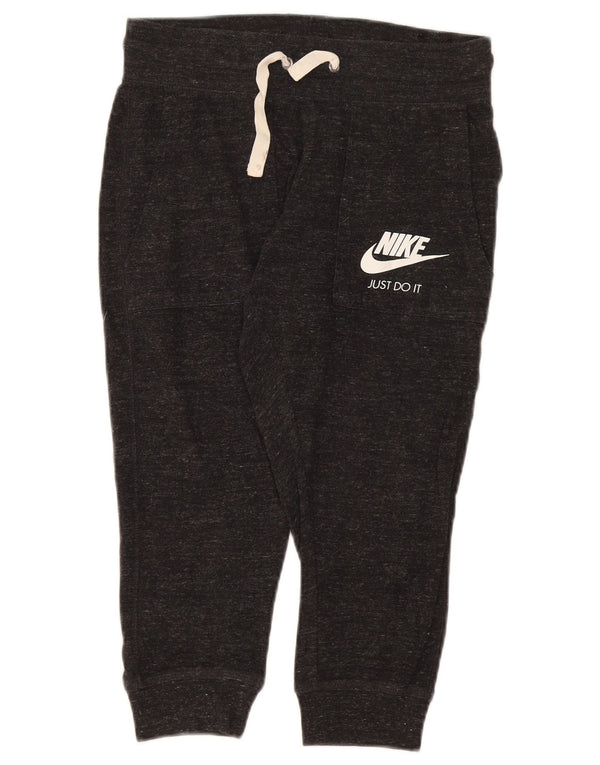 Nike Grafisk træningsdragt Bukser til kvinder Joggers UK 10 Små grå flækkede
