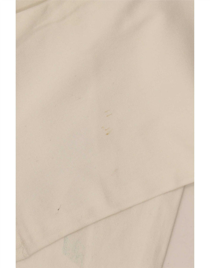 Krizia Graphic Straight Jeans til kvinder W30 L29 Hvid