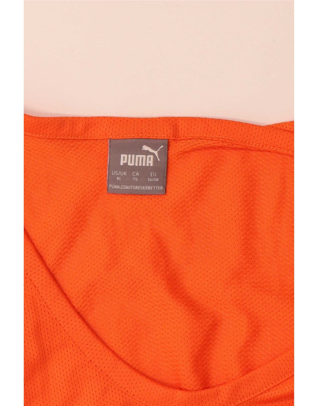 Puma Herre Grafisk Vest Top XL Orange Polyester