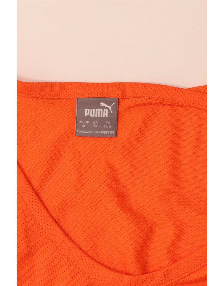 Puma Herre Grafisk Vest Top XL Orange Polyester