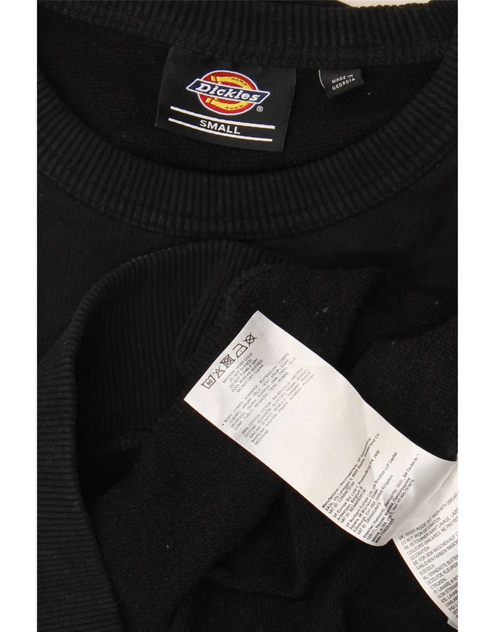 Dickies Herre Grafisk Sweatshirt Jumper Lille sort bomuld