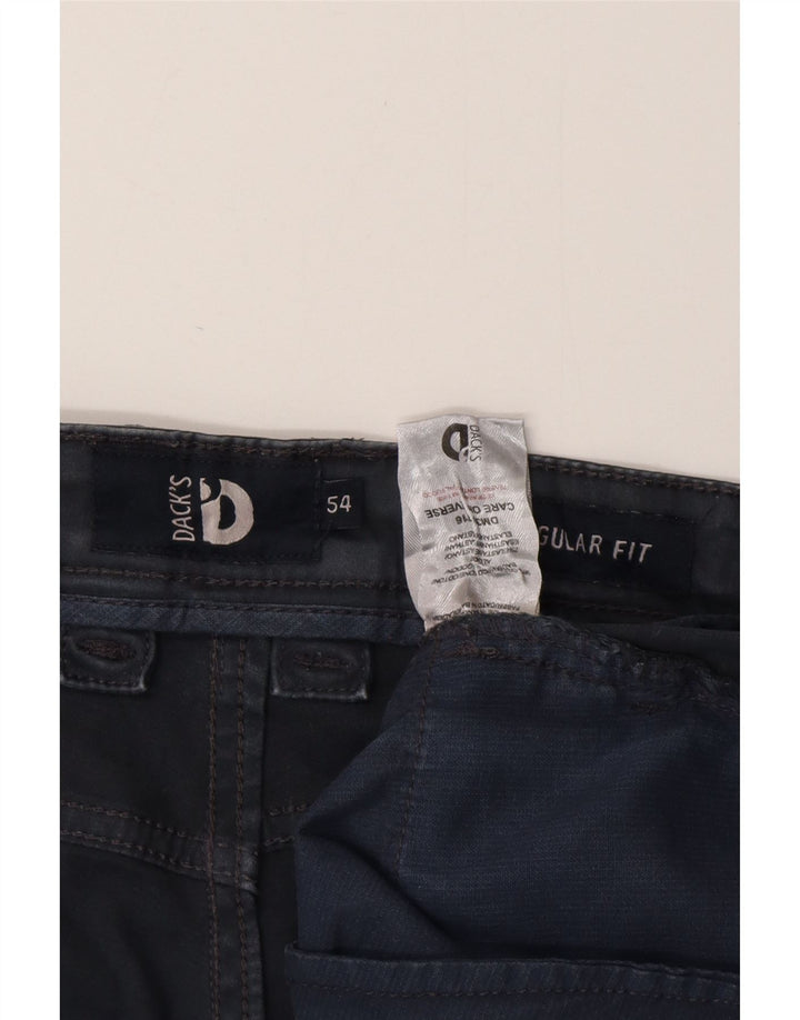 Dacks Herre Regular Fit Casual Bukser IT 54 2XL W38 L31 Grå Bomuld