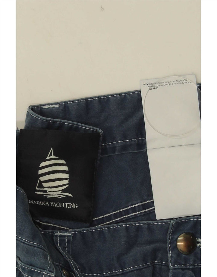 Marina Yachting Herre Denim Shorts W34 Stor Blå Bomuld