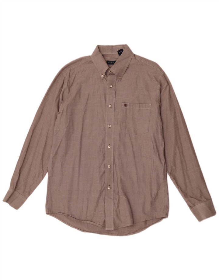 Izod herreskjorte medium brun bomuld