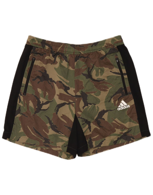 Adidas Aeroready Sportsshorts til mænd Large Green Camouflage