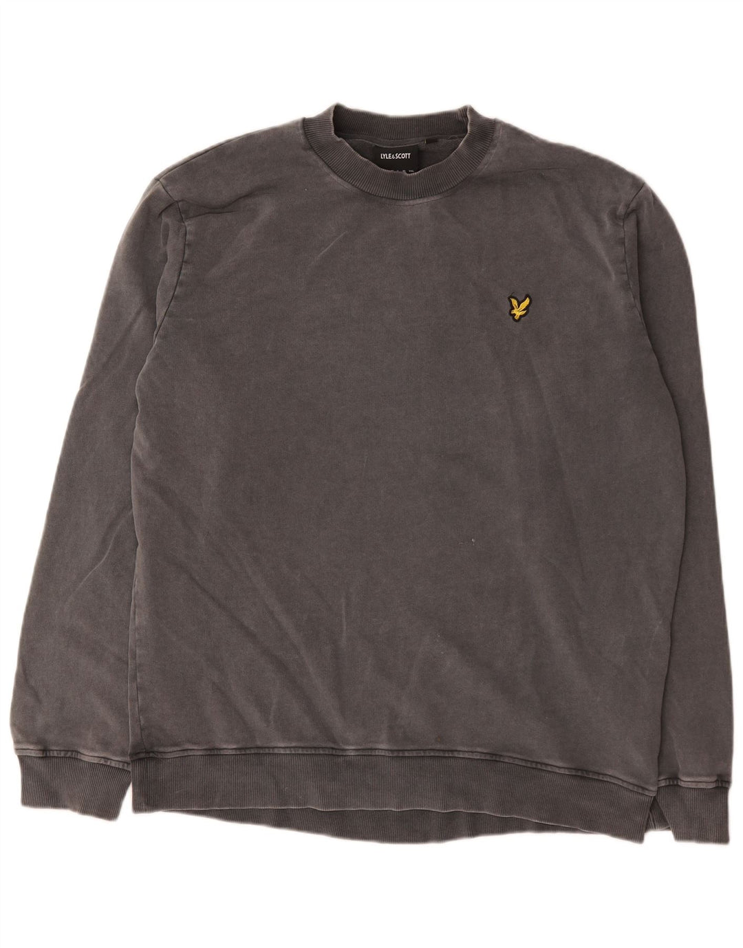 Lyle & Scott Sweatshirt til mænd, stor grå bomuld