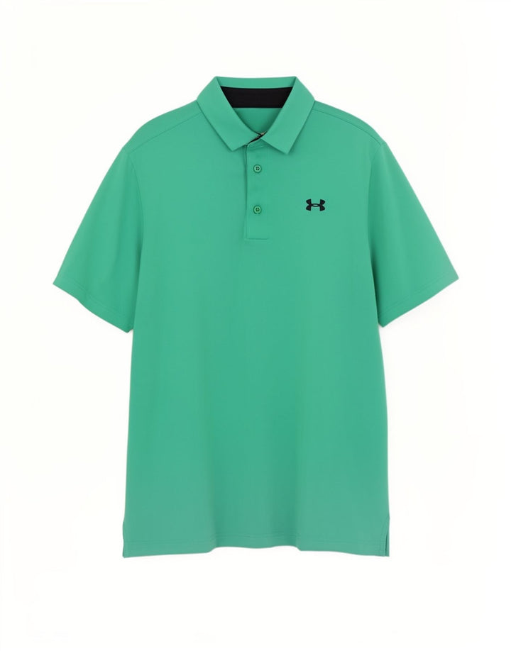 Under Armour Herre Polo Shirt Medium Green Polyester