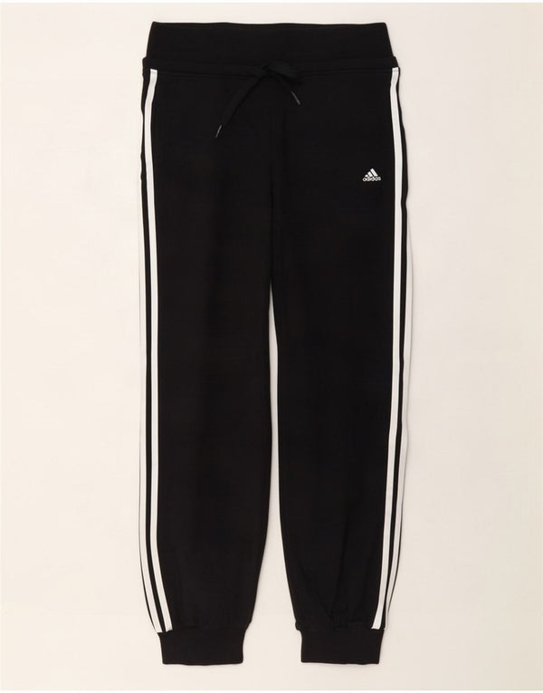 Adidas Dame træningsdragt Bukser Joggers UK 8 Small Black Bomuld