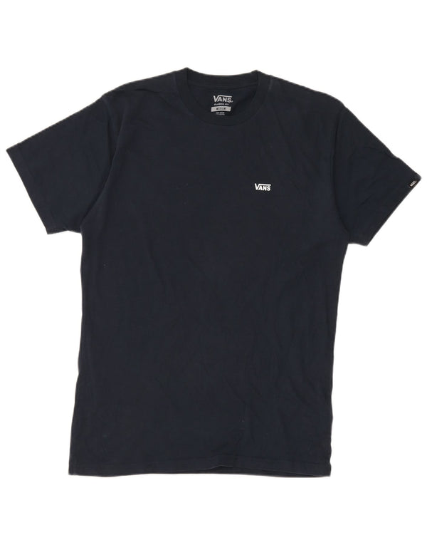 Vans Herre Classic Fit T-Shirt Top Medium Marineblå Bomuld