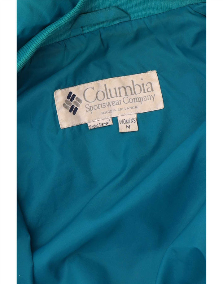 Columbia Dame Oversized Windbreaker Jacket UK 14 Medium Black Colourblock