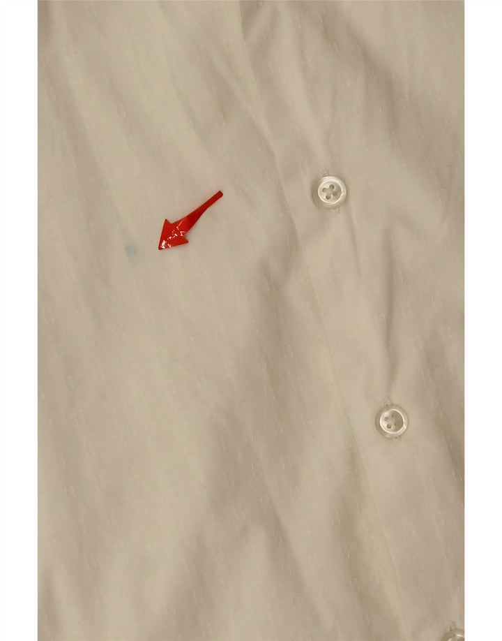 HUGO BOSS Mens Shirt Large White Cotton Vintage Hugo Boss and Second-Hand Hugo Boss from Messina Hembry 